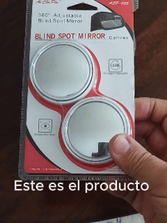 par de espejos para retrovisor punto ciego 360 grados