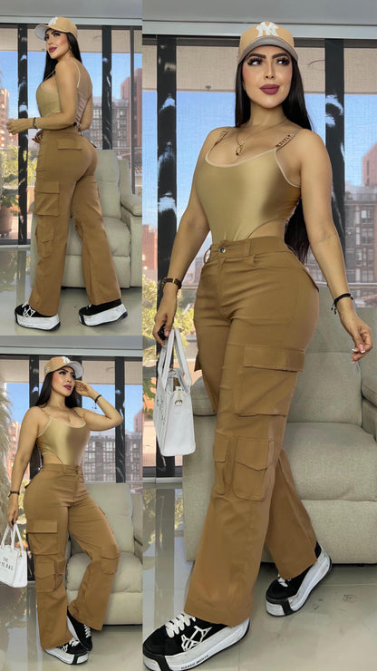 Y-PANTALÓN 10 BOLSILLOS