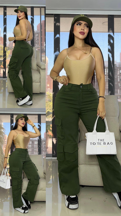 Y-PANTALÓN 10 BOLSILLOS